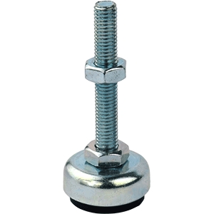 Steel/Rubber Fixed Leveling Foot (LVR075)