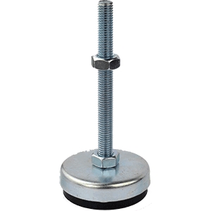 Steel/Rubber Fixed Leveling Foot (LVR085)