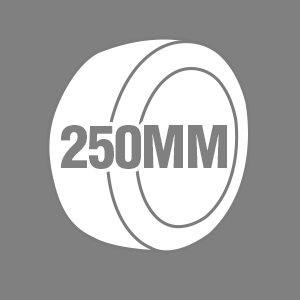 250mm