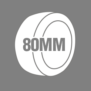 80mm Diameter