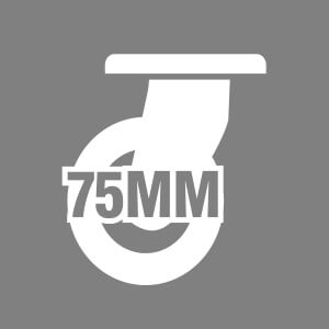 75mm Wheel Diameter