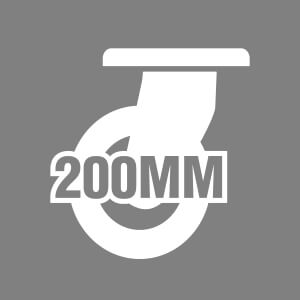 200mm Wheel Diameter