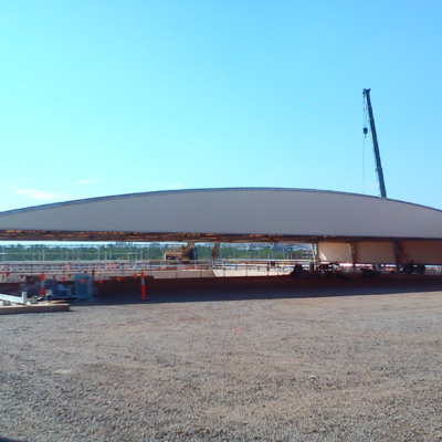 Evaporation Pond Covers Drive and Support System