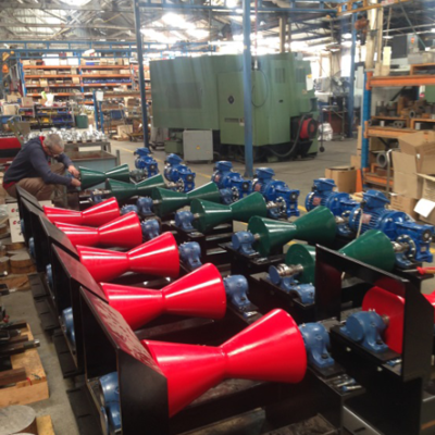 AS Clear Pipe Transfer Conveyor System