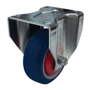 100mm Rebound Rubber Wheel 200kg Capacity Castor (R4605)