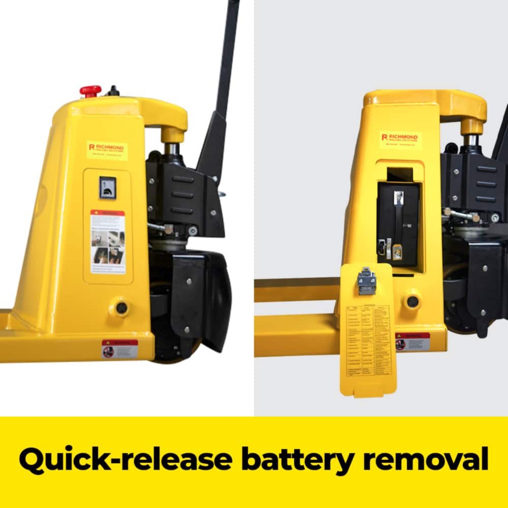 Full Electric 2000kg Capacity Lithium Ion Pallet Jack (PJR122) - Image 3