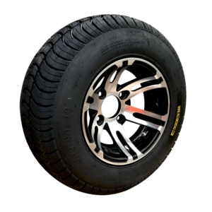205/50-10 Pneumatic Golf Buggy Wheel With Mini 4 Stud Pattern Aluminium Rim And Golf Buggy Tyre (PN205-50-10MN)