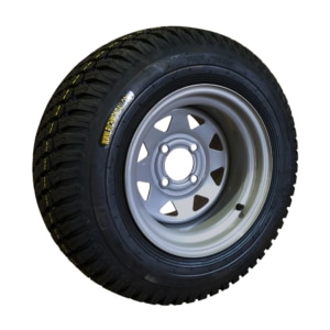 23 X 10.50-12 Pneumatic Mower Wheel With Mini 4 Stud Pattern Rim And Premium Turf Tyre (PN23-105-12TU)