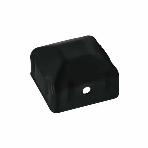 Square Black Steel Post Cap to Suit 30mm Square Posts (GTR303)