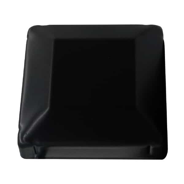 Square Black Steel Post Cap to Suit 90mm Square Posts (GTR315)