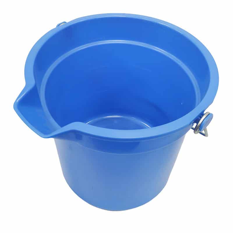 13L Blue Cleaning Bucket with Stainless Steel Handle (RCB002BLUE) - Image 2