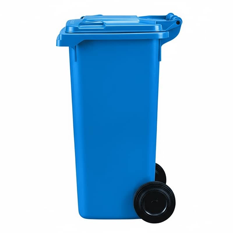 120L Capacity Blue Wheelie Bin (WGR010) - Image 3