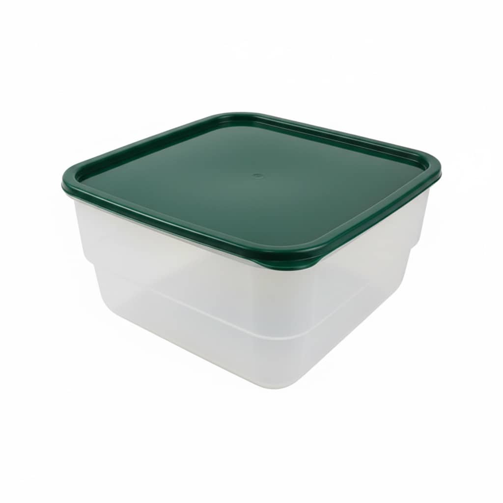 Green Lid for 1.9L & 3.8L Polypropylene Food Storage Containers (FSL001PPGREEN) - Image 2