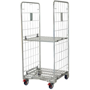 2 Sided Roll Cage With Swing Up Shelf – A-Base (RCR201)