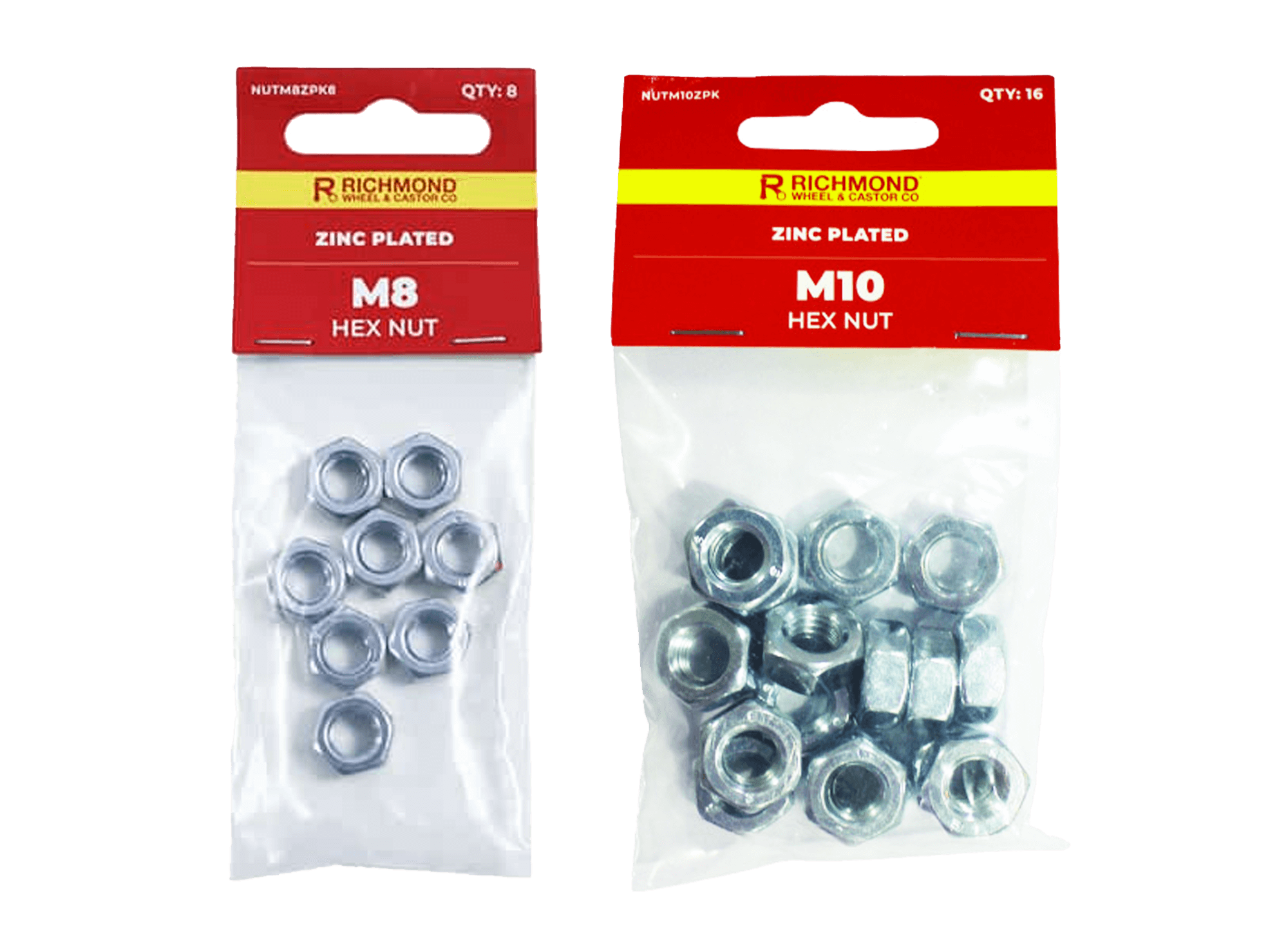 Zinc Plated Hex Nuts