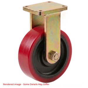 300mm Poly Ci Wheel 2500kg Capacity Castor (R1221)
