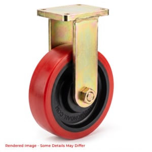 300mm Poly Ci Wheel 5000kg Capacity Castor (R1223)