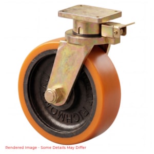 400mm Poly Ci Wheel 5000kg Capacity Castor (S1608D)